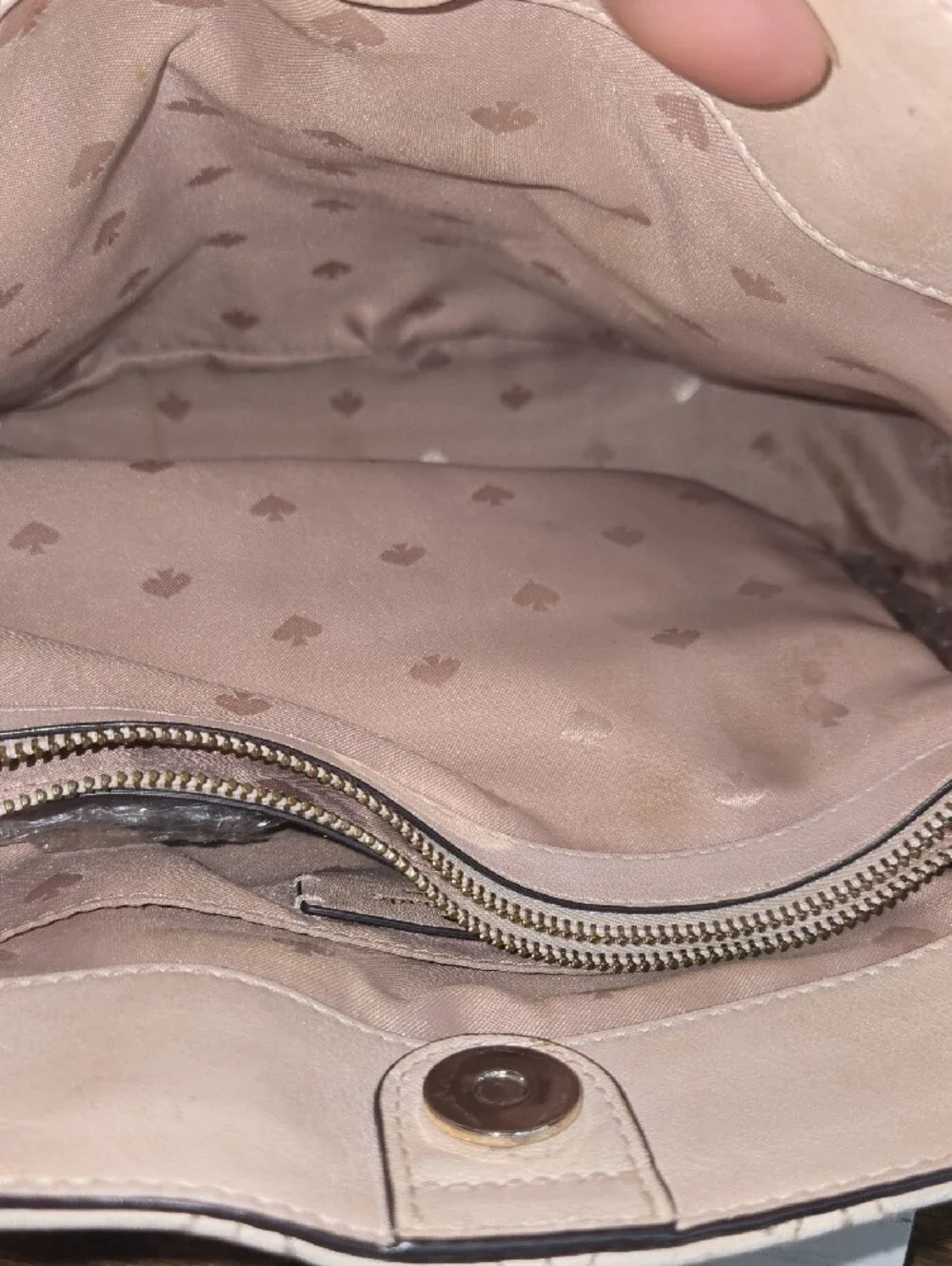 kate spade Quilted Chain-Handle Shoulder Bag in Pale Pink with Silver Hardware